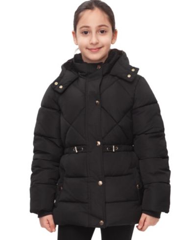 Rokka&Rolla Little and Big Girls' Timeless Quilted Coat