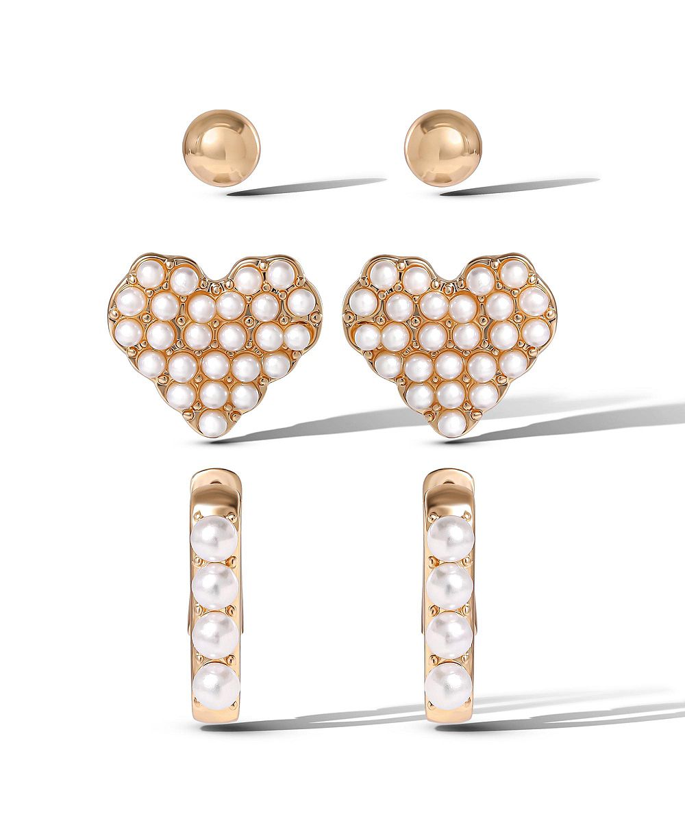 Серьга-гвоздик Jessica Simpson Pearl Stud