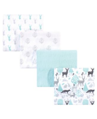 Пеленки Hudson Baby Unisex Cotton Flannel Swaddling Wraps