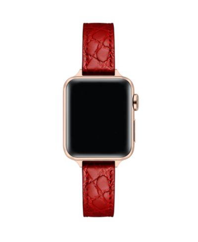 Ремешок Posh Tech Cleo Skinny Croc Leather для Apple Watch