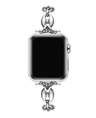 Стальной браслет Posh Tech Poppy Silver для Apple Watch