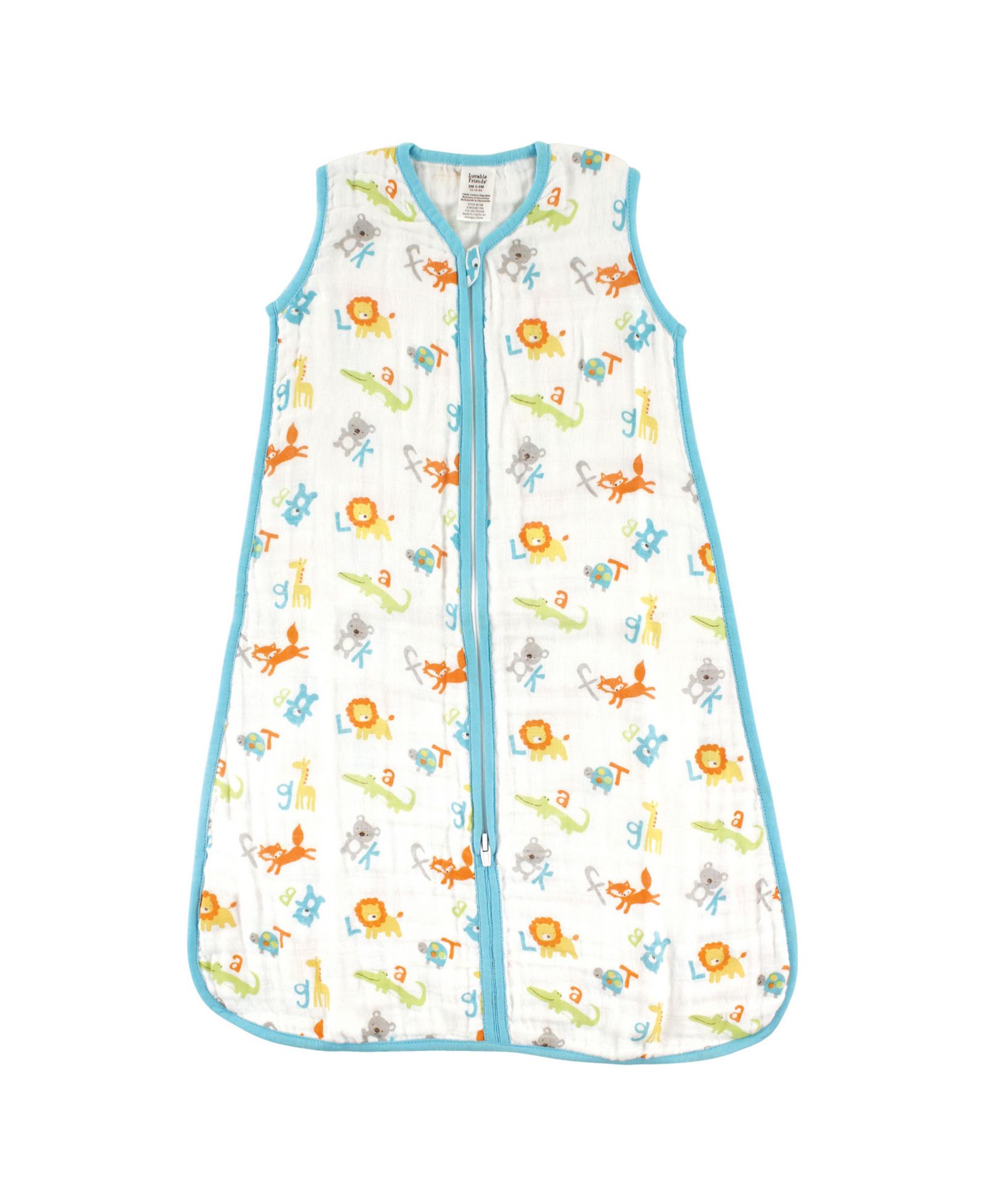 Luvable Friends Muslin Cotton Sleeveless Sleep Pouch