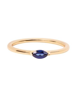 Кольцо с сапфиром September Birthstone Marquise