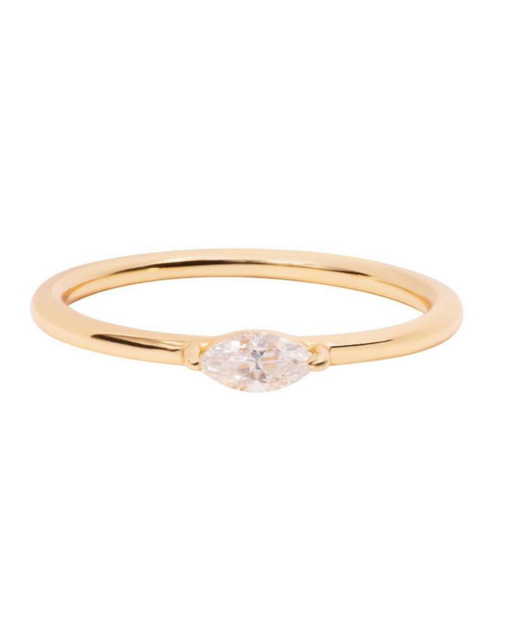 Marquise Birthstone Ring - September Sapphire