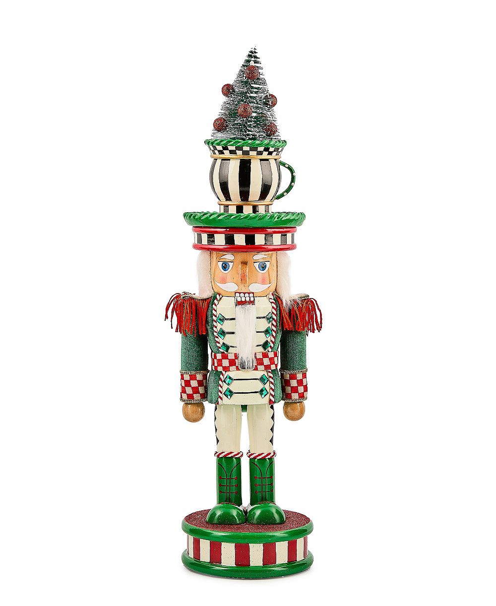 Чашка MacKenzie-Childs Courtly Check Teacup Nutcracker