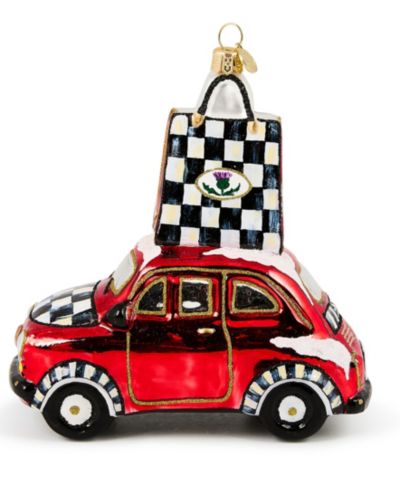 Рождественское украшение MacKenzie-Childs Christmas Shopping Car