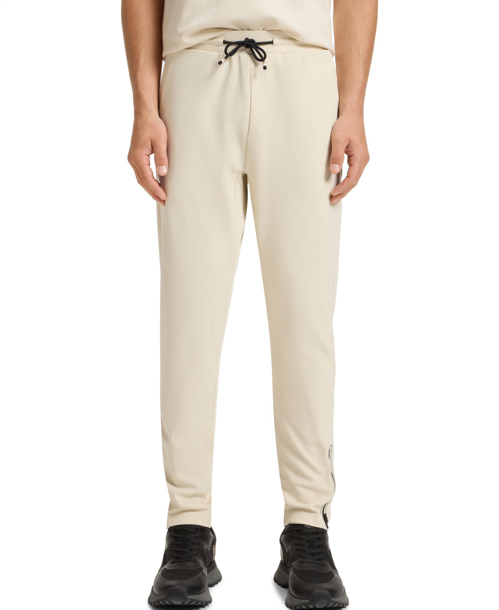 BOSS by Hugo Boss Men's Active Stretch-Gabardine Tracksuit Bottoms