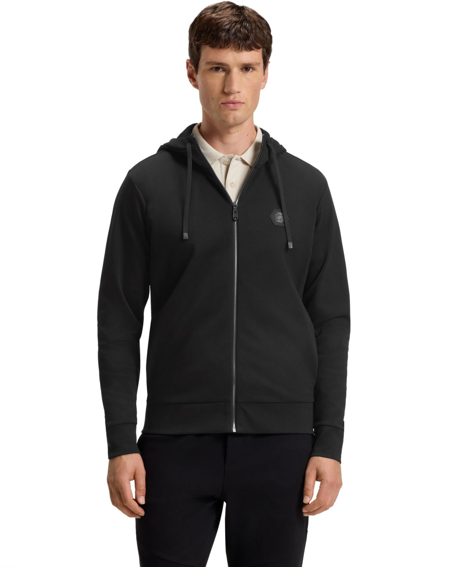 Худи BOSS by Hugo Boss Men's Cotton-Blend Relaxed-Fit