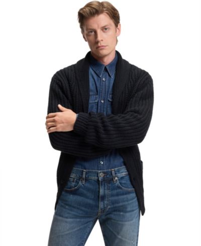 Мужской кардиган BECKHAM x BOSS Wool Cashmere Relaxed-Fit
