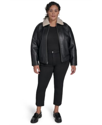 Levi's Plus Size Sherpa Collar Bomber Jacket