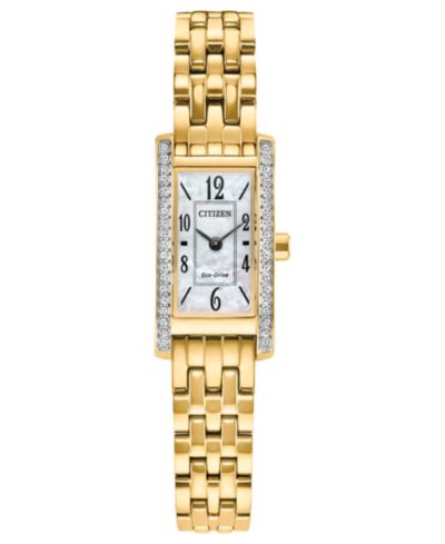 Женские классические часы Citizen Petite Palidoro из золотистой нержавеющей стали, 28.3mm
