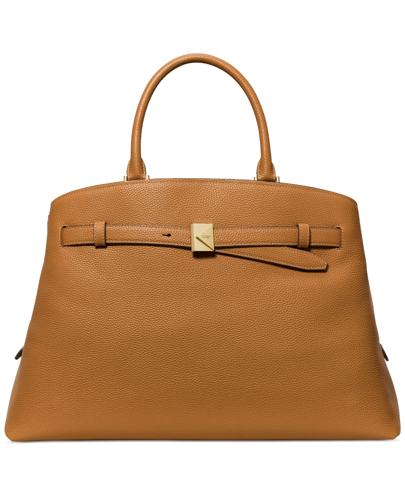 kate spade new york Deco Pebbled Leather Satchel Extra-Large Bag