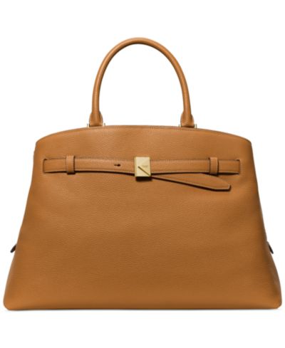 kate spade new york Deco Pebbled Leather Satchel Extra-Large Bag
