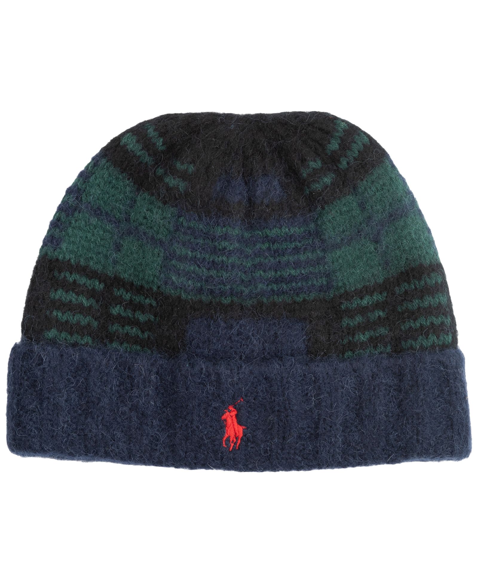 Polo Ralph Lauren Men's Brushed Blackwatch Beanie