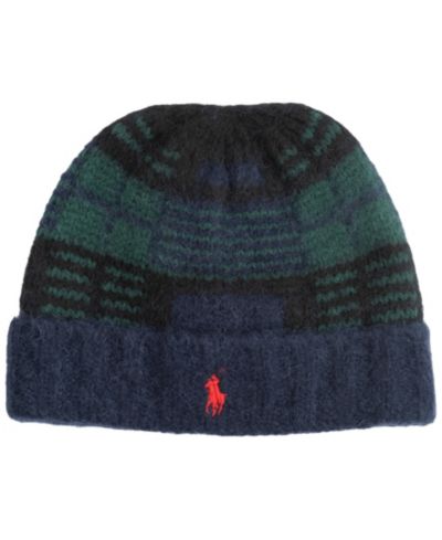 Polo Ralph Lauren Мужская шапка Blackwatch из ворсистой ткани