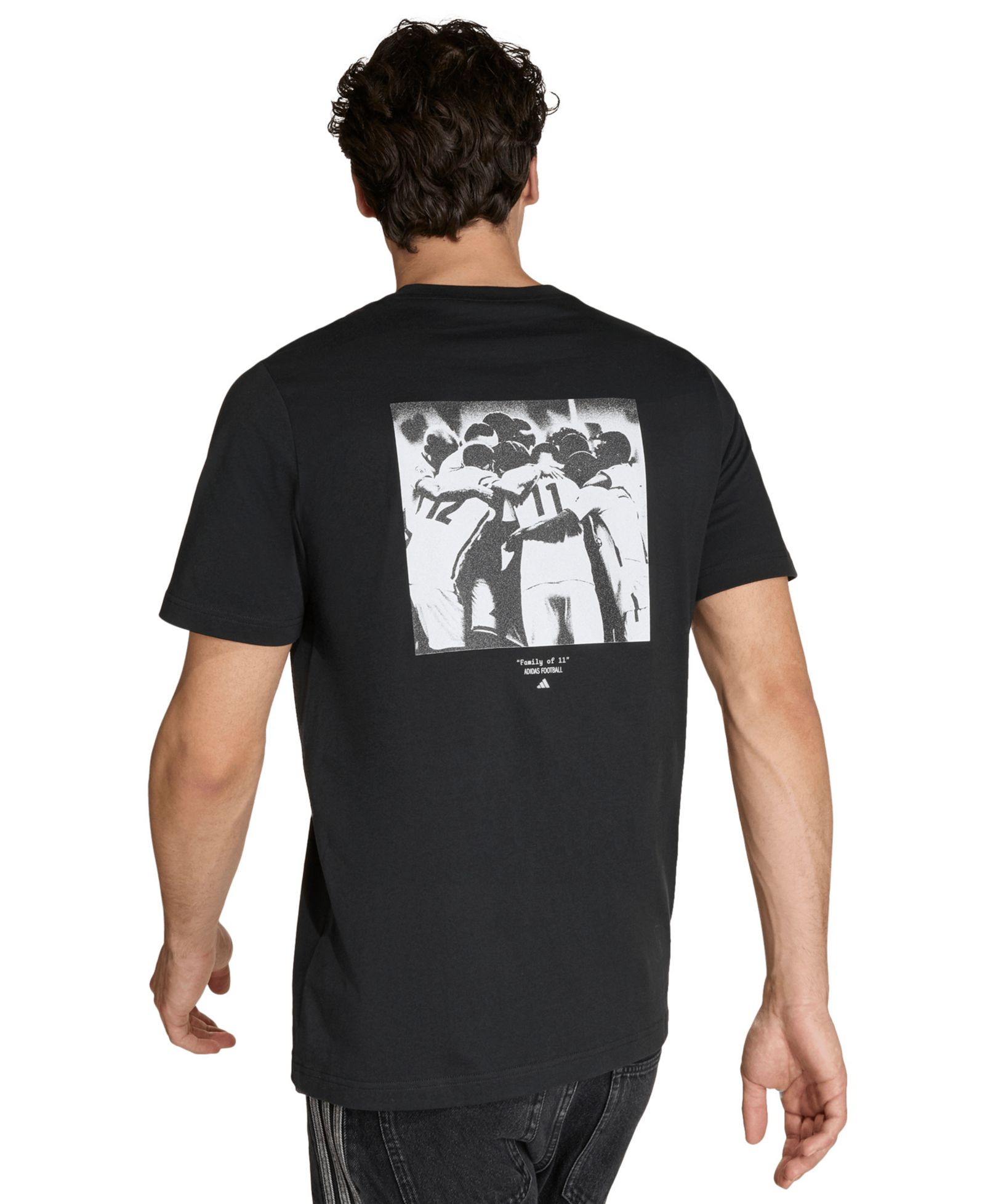 adidas Men's Football Slogan Graphic T-Shirt