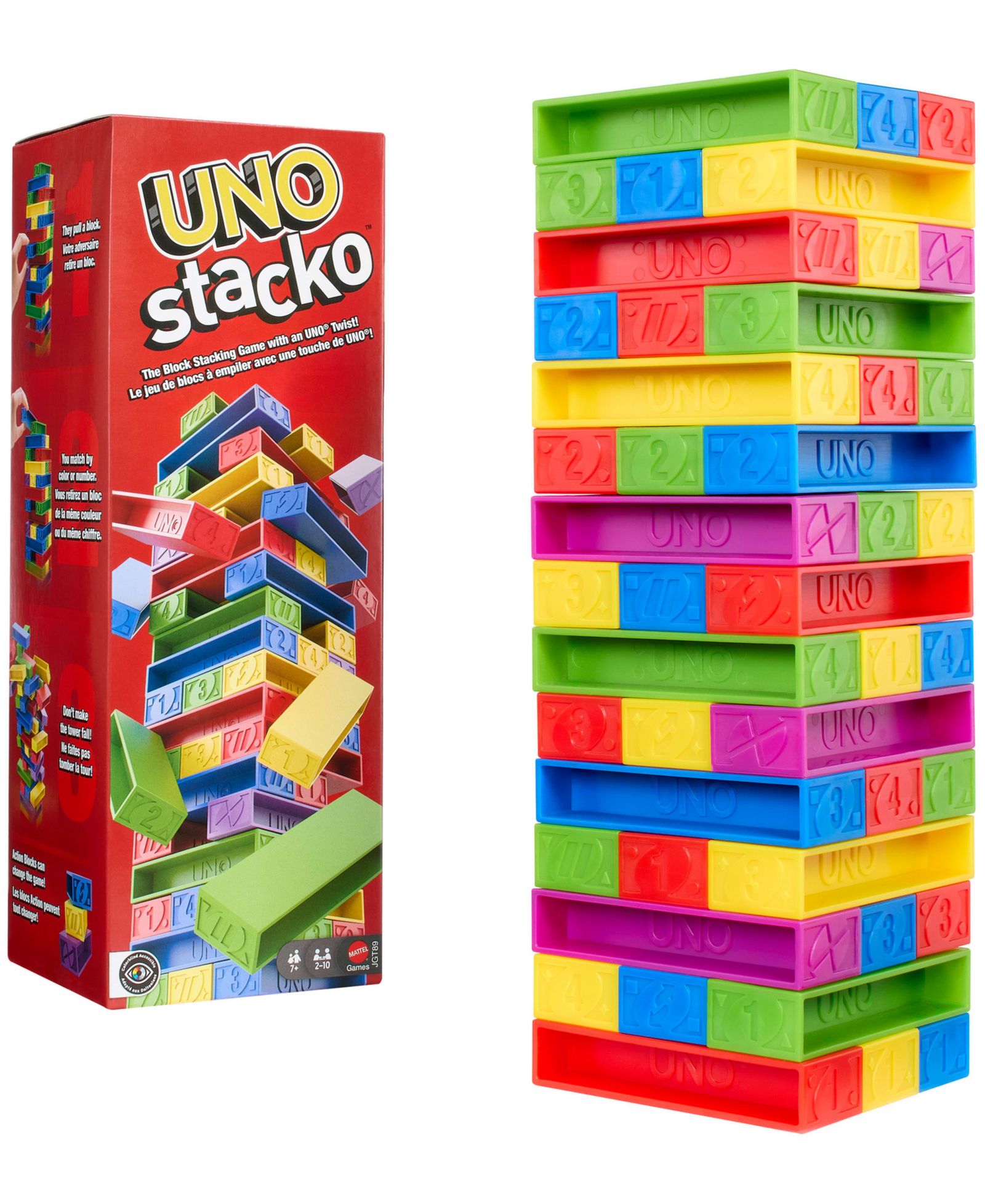 Mattel игра UNO Stacko для детей и семьи