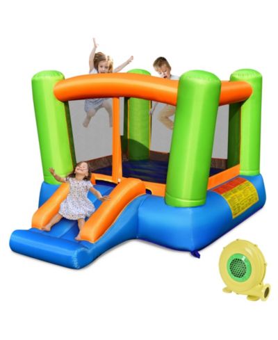 Надувной батут Gymax Kids Jumping Playhouse Indoor and Outdoor с 480W Blower