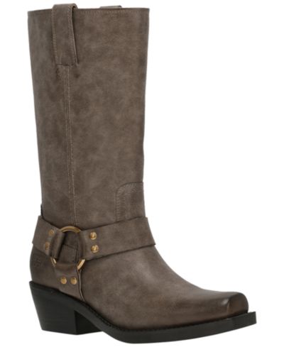 Frye and Co. Women's Lorrie Harness 12 Stacked Heels Boots
