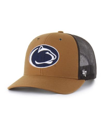 '47 Brand Кепка Trucker регулируемая Penn State Nittany Lions, коричневая, для мужчин и женщин