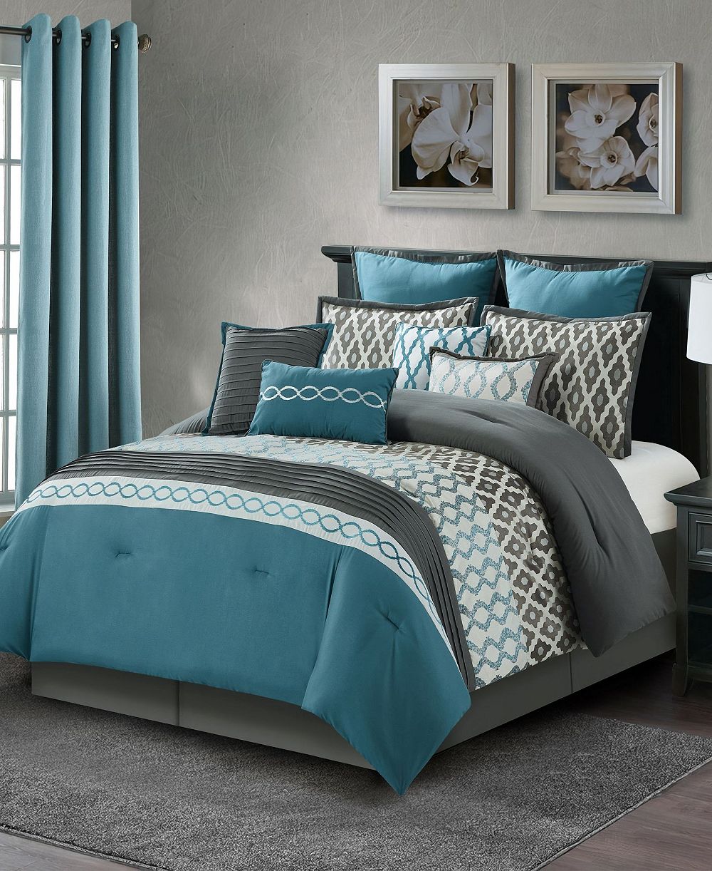 Stratford Park Caval Patchwork 12-Piece Comforter Set, California King