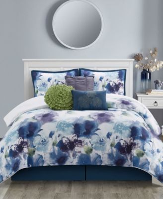 Stratford Park Elissa Floral 7-Pc. Comforter Set, King