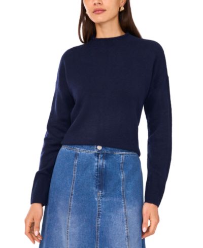 Женский свитер 1.STATE Long Sleeve Mock Neck Rolled Hem