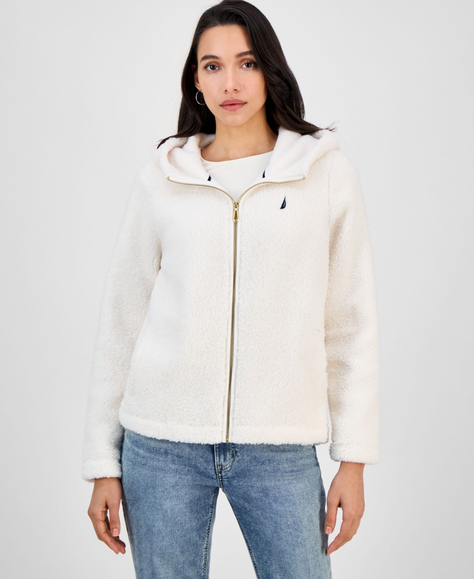 Nautica Women's Zippered Fleece Jacket