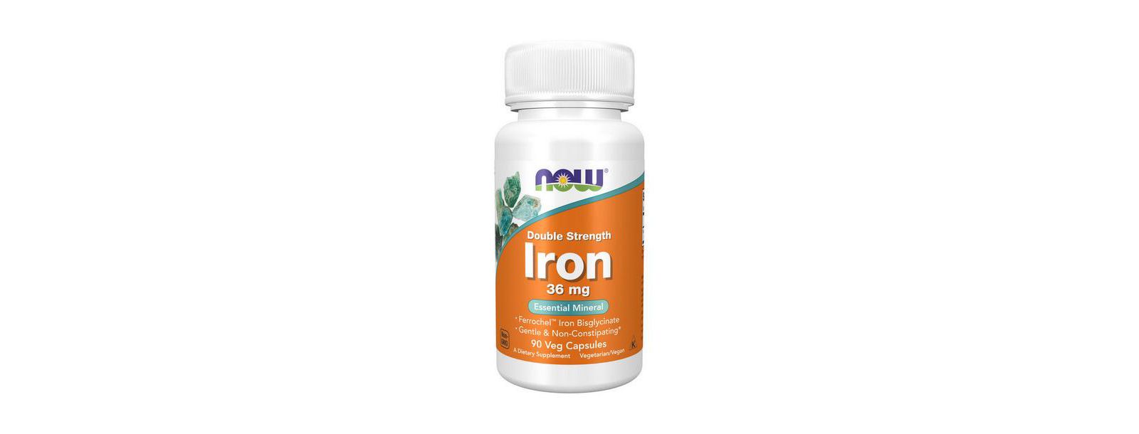 Now Foods Железо 36 mg Double Strength, 90 Vcaps