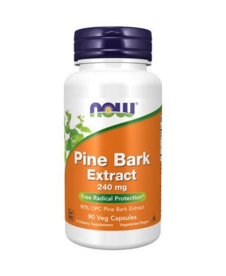 NOW Foods Pine Bark Extract ,240 mg ,90 vcaps