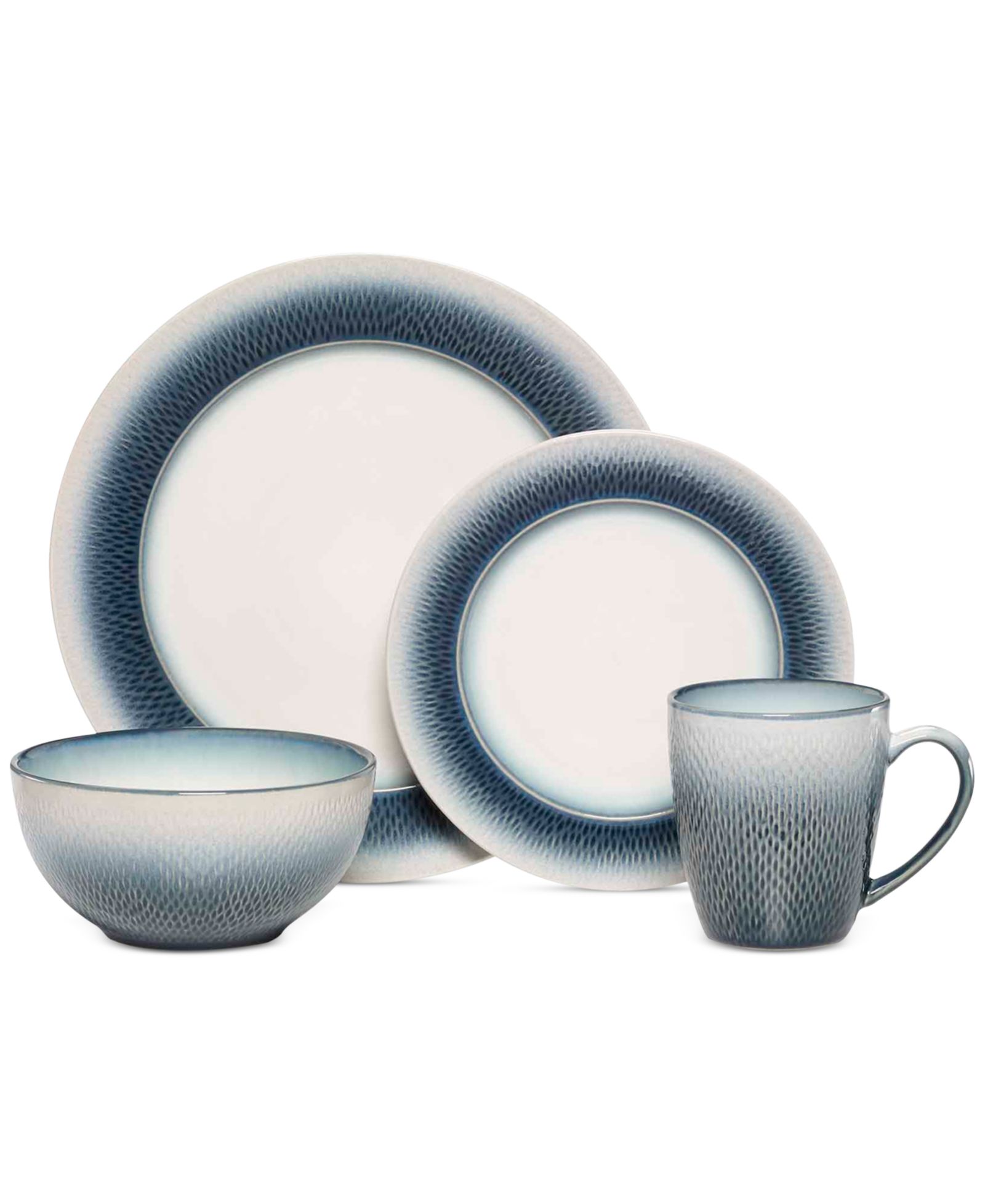 Pfaltzgraff Eclipse Blue 16 Pc. Dinnerware Set, Service for 4