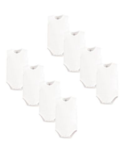 Touched by Nature 8Pk Sleeveless Natural Bodysuits