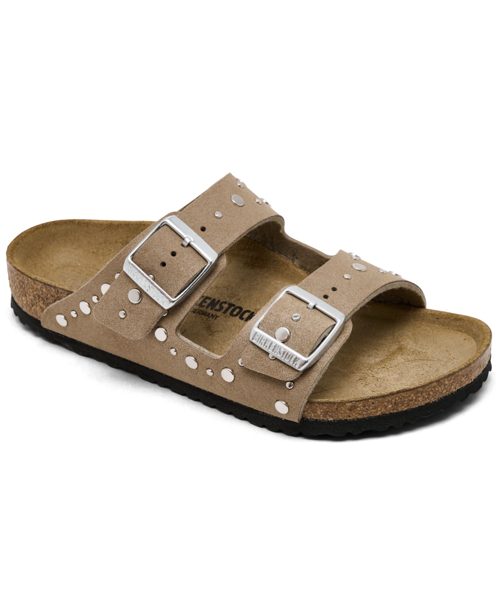 Сандалии Birkenstock Arizona Rivets из замши для девочек