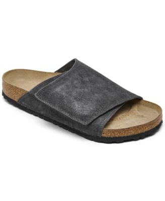 Мужские сандалии Birkenstock Solana Suede Leather Slide Sandals from Finish Line
