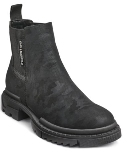 KARL LAGERFELD PARIS Men's Quincy - Chelsea Boot