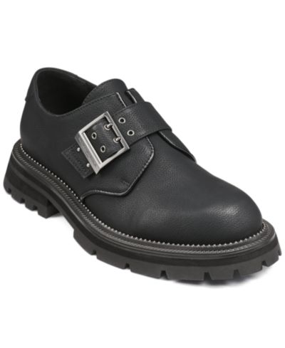 KARL LAGERFELD PARIS Men's Pebble Monk Strap Shoes