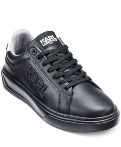 KARL LAGERFELD PARIS Мужские кожаные кроссовки Karl Side
