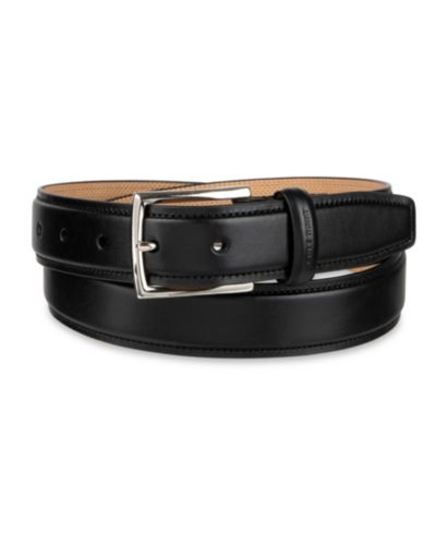 Cole Haan Мужской классический кожаный ремень Burnished Edge