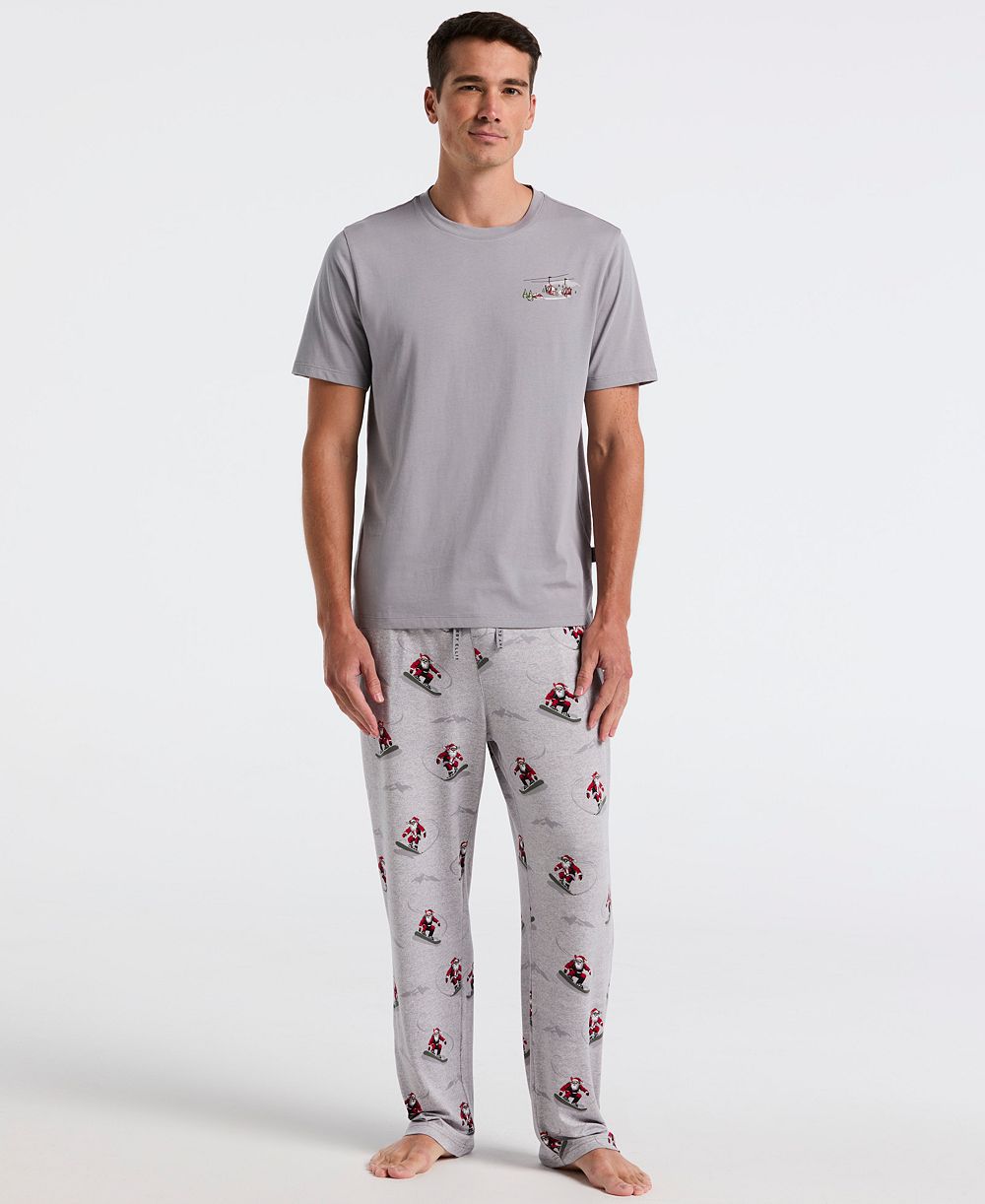 Perry Ellis Portfolio мужские пижамные брюки Holiday Deluxe Touch