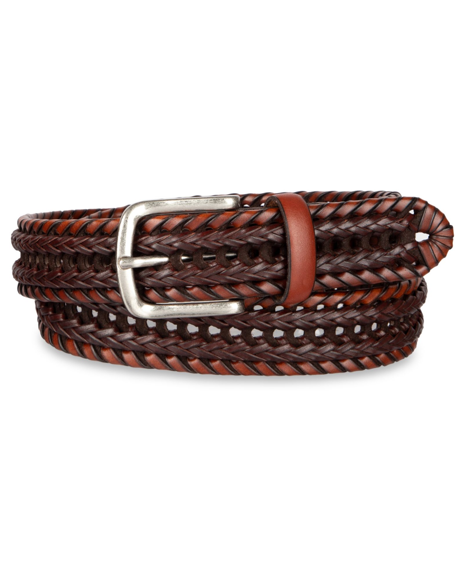 Мужской плетеный ремень Club Room Luxury Elevated Laced Braided Belt