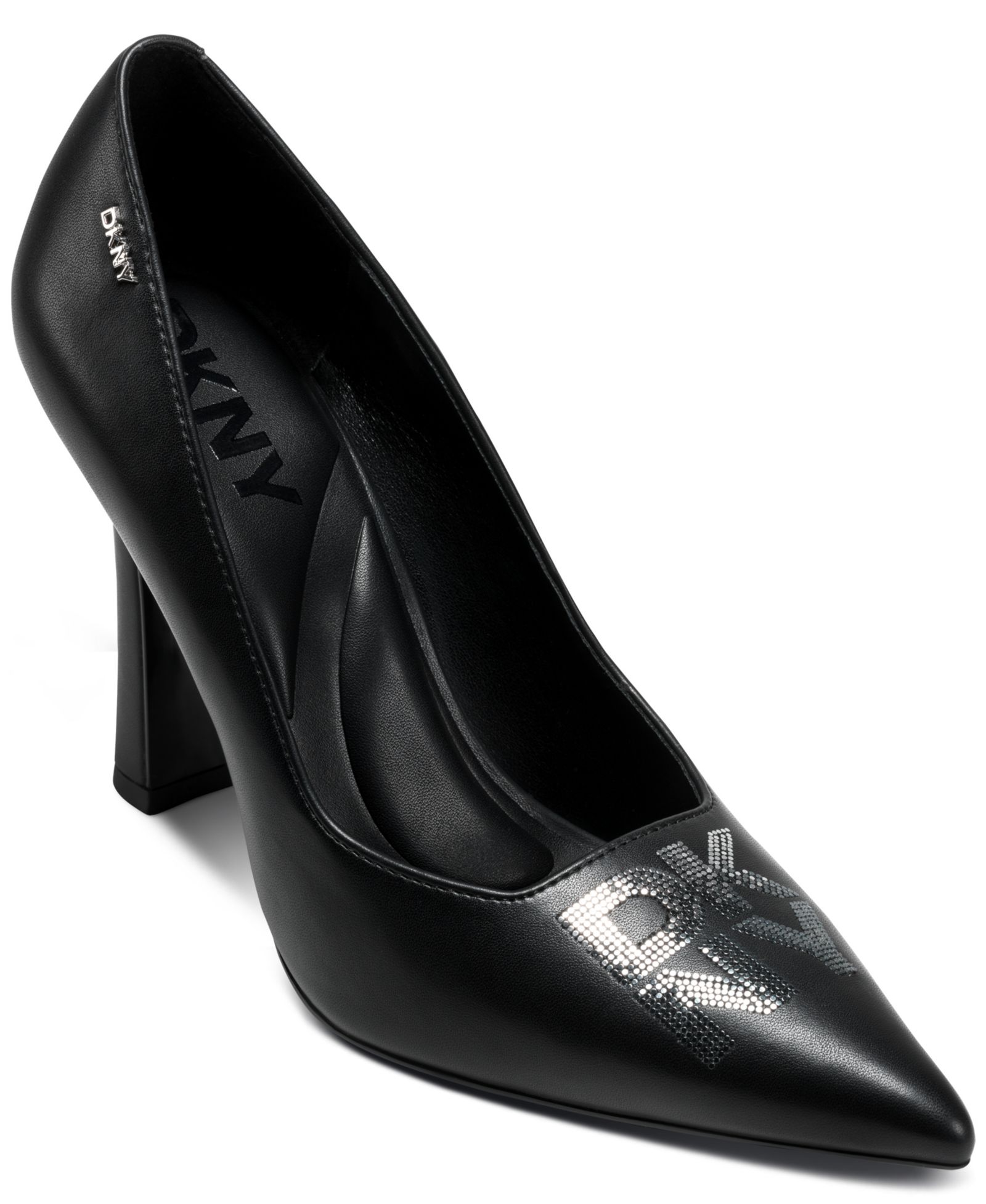 DKNY Women's Cinthia Sequin Logo Heel Pumps