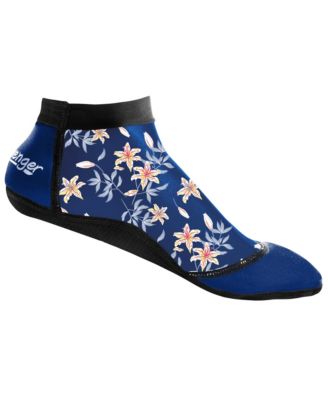 Seavenger SeaSnug Low Cut Beach Socks for All Beach and Sand Activities - Geometric Palm / XL