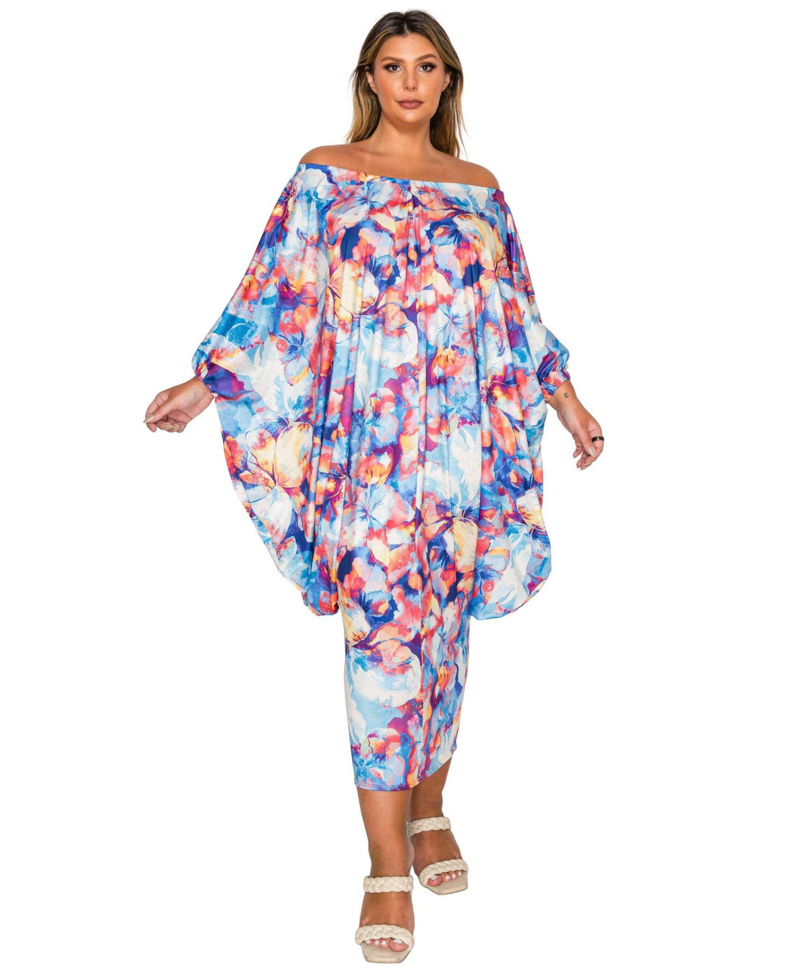L I V D Plus Size платье Halle с открытыми плечами