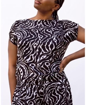 Black bosco print