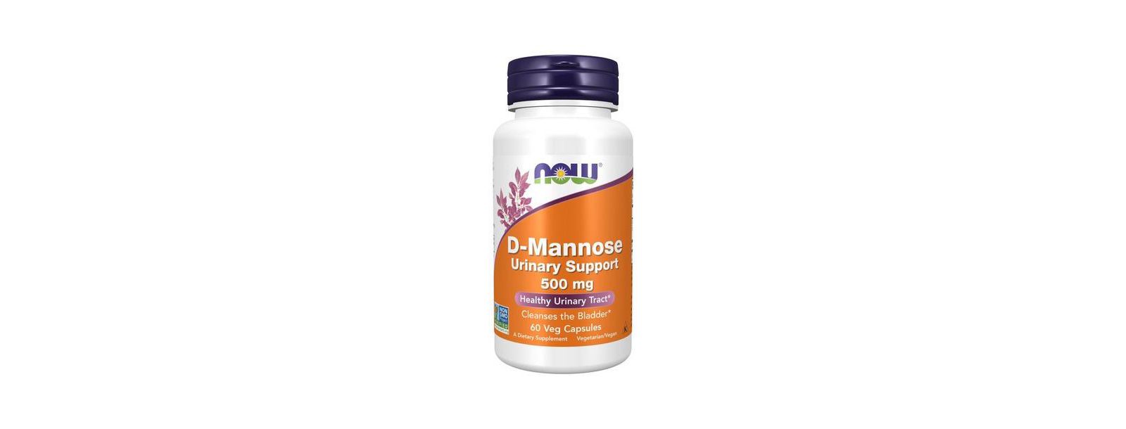 Now Foods D-Mannose для поддержки мочевыделительной системы, 500 Mg, 60 VegCaps