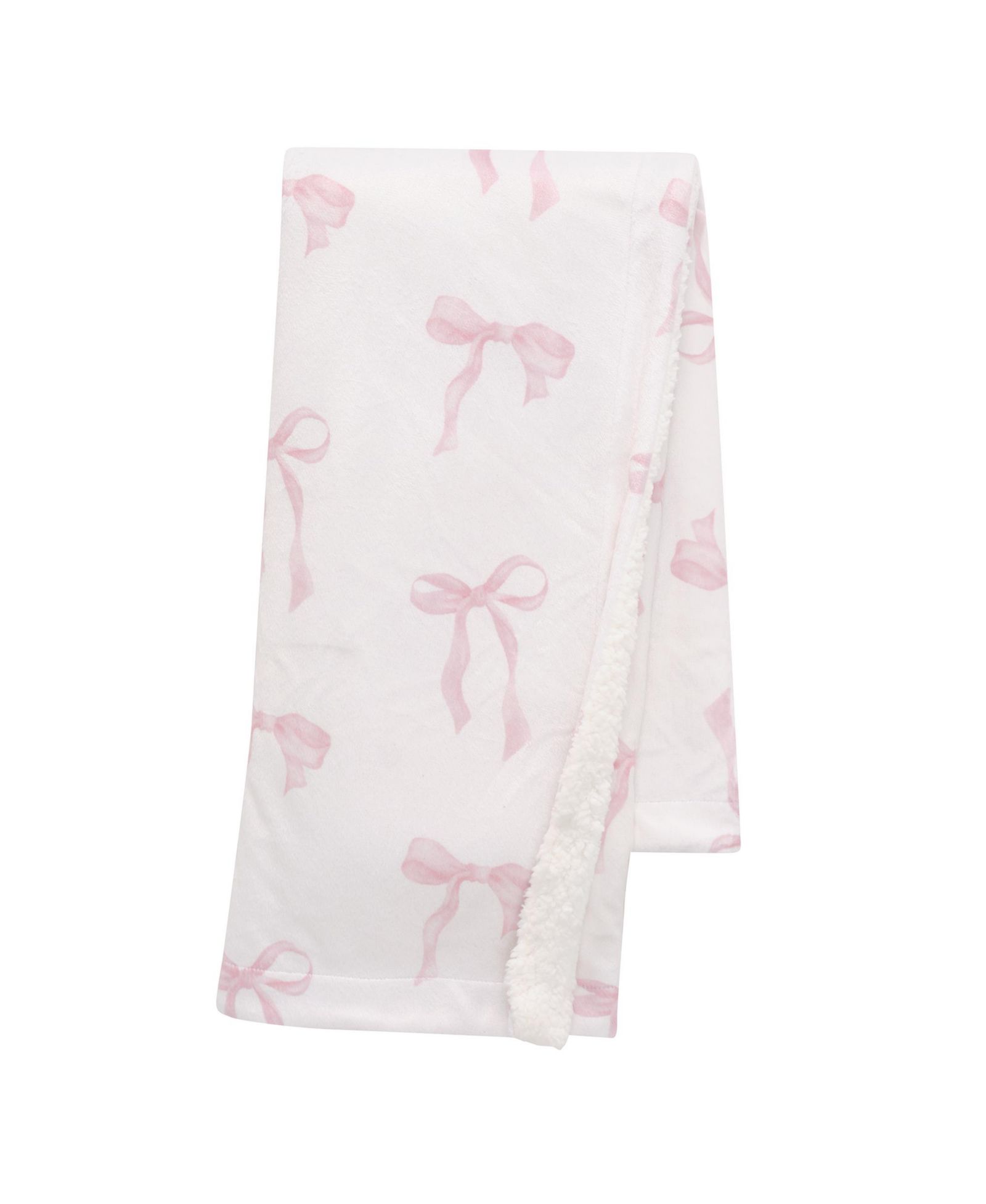 Детское одеяло Lambs & Ivy Coquette Floral Pink Bows Aesthetic Warm Fleece