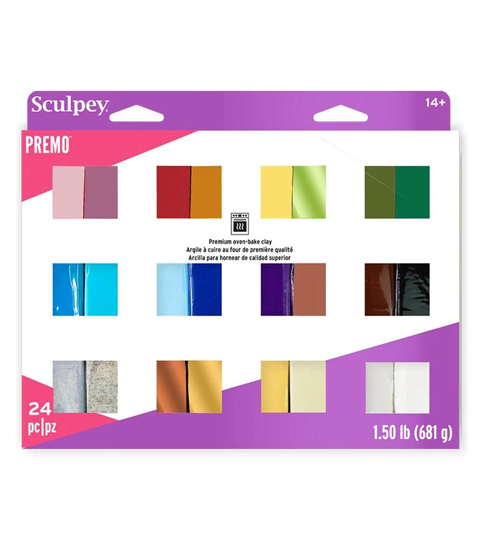 Sculpey Premo: Multipack Sampler Pack - (24) 1oz Packs