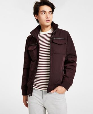 Tommy Hilfiger Мужская бомбер-куртка Four-Pocket Filled Performance