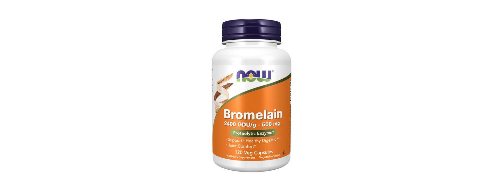 Now Foods бромелаин 2400GDU/500 mg, 120 капсул