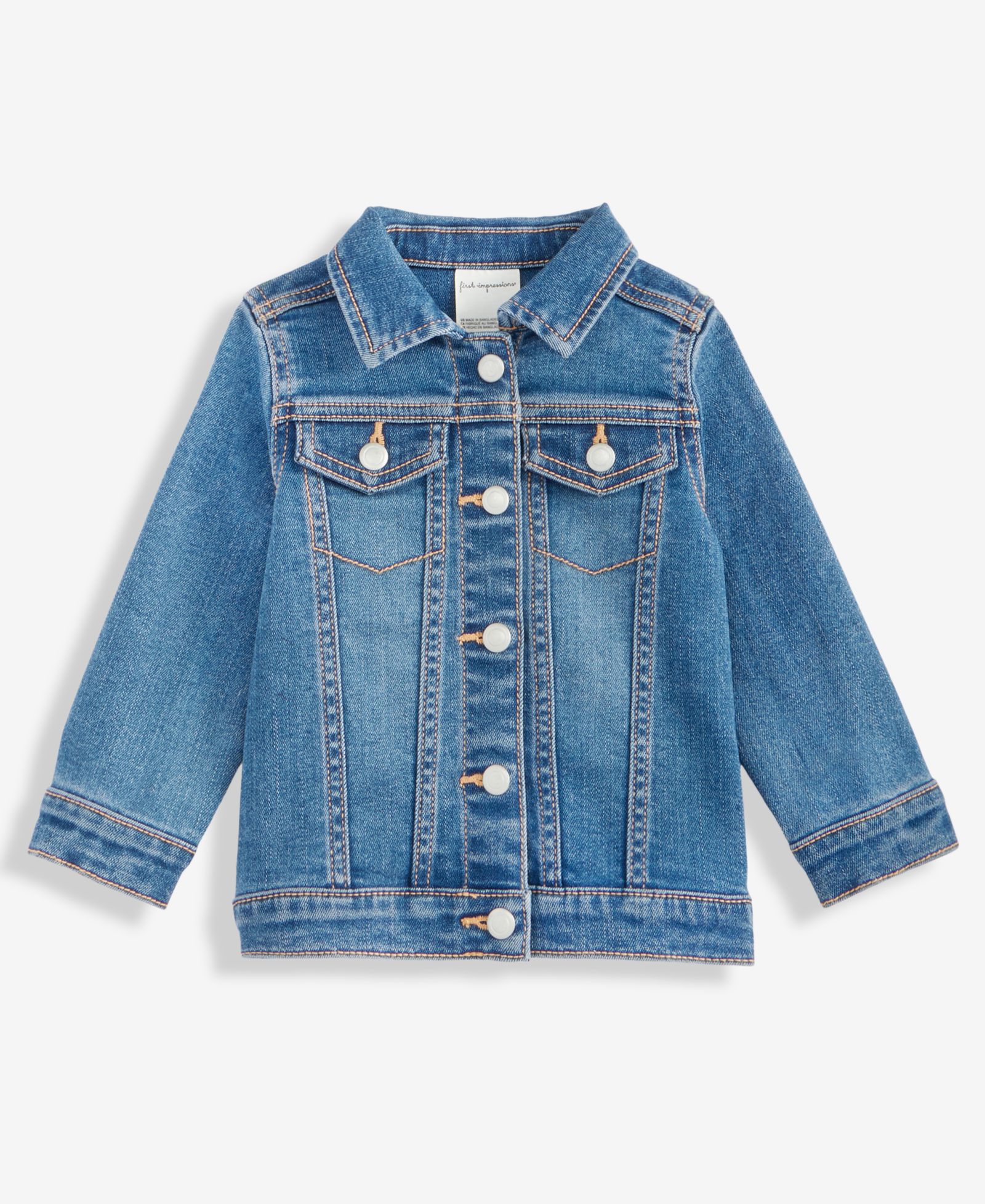 First Impressions Baby Boys' Denim Jacket, Macy's Exclusive